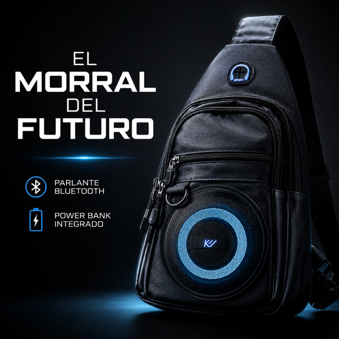 Mochila Parlante RGB con Power Bank