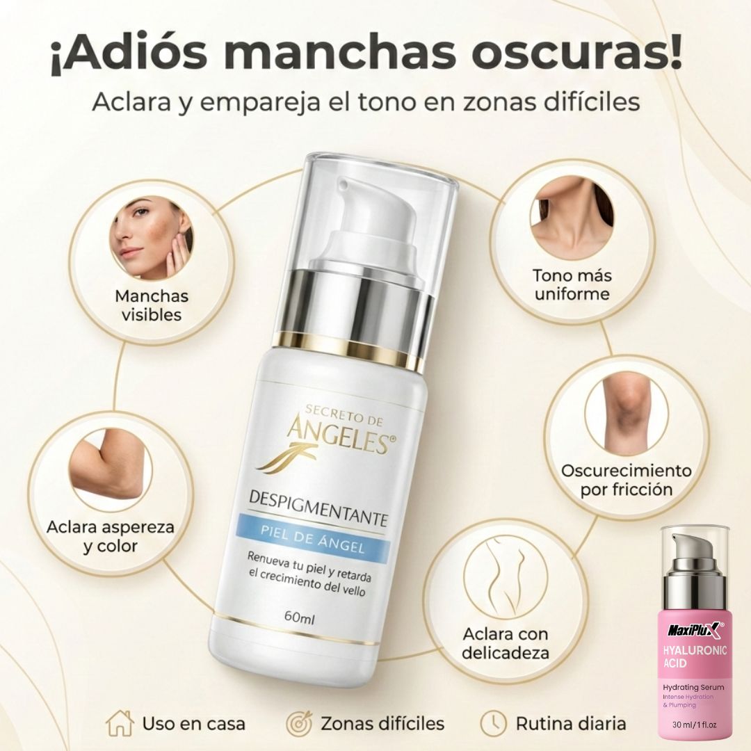 Despigmentante Piel de Ángel + Serum Acido Hialuronico