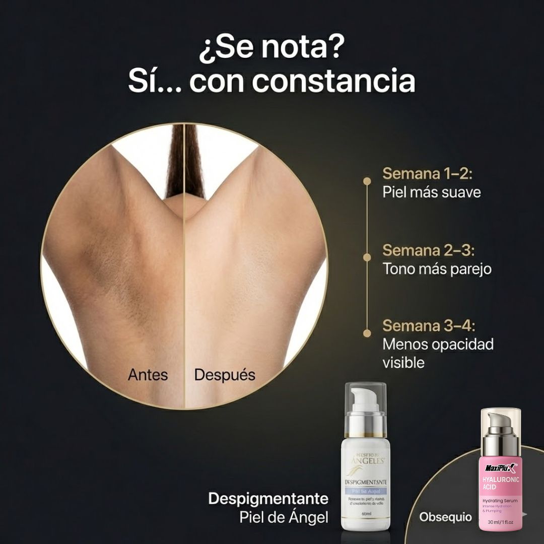 Despigmentante Piel de Ángel + Serum Acido Hialuronico