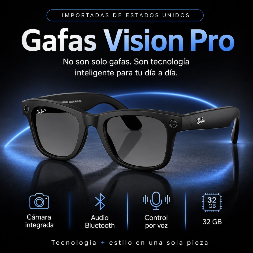 Gafas Rayban con Cámara 4K - IA - Bluethoot