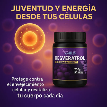 Resveratrol Antiedad 700 Gramos + Colágeno Marino Obsequio