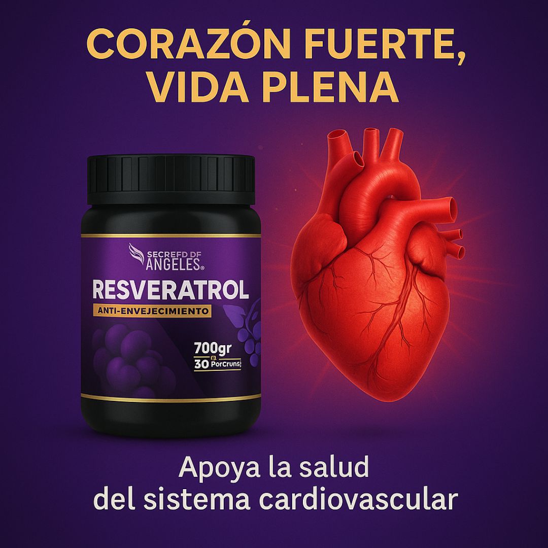 Resveratrol Antiedad 700 Gramos + Colágeno Marino Obsequio