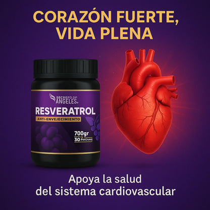 Resveratrol Antiedad 700 Gramos + Colágeno Marino Obsequio