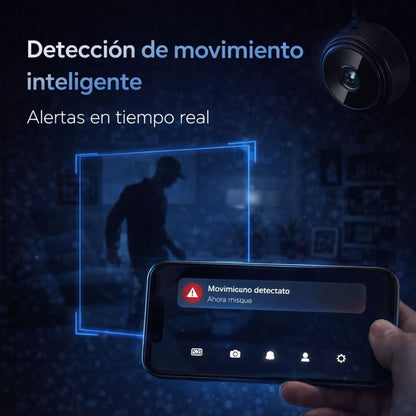 Mini Cámara Espía WiFi HD – Monitoreo Discreto 24/7 desde tu Celular - PAGA 1 LLEVA 2 CAMARAS