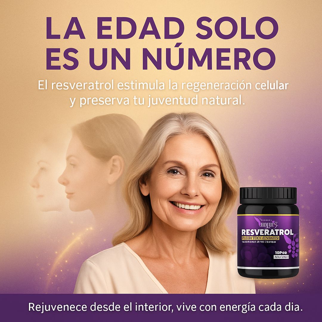 Resveratrol Antiedad 700 Gramos + Colágeno Marino Obsequio