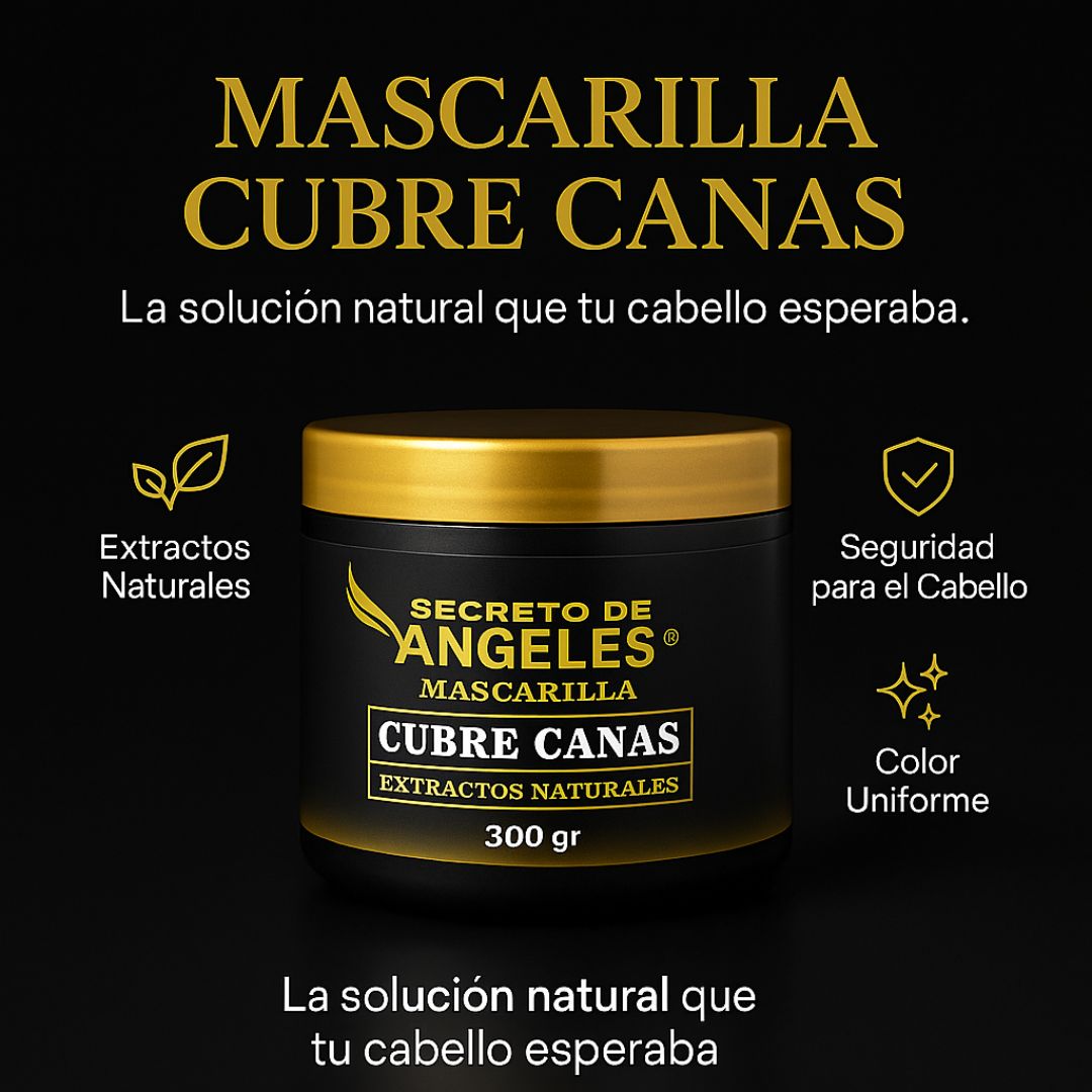 Mascarilla Cubre Canas - Fácil y Rápida de Usar - 100% Natural