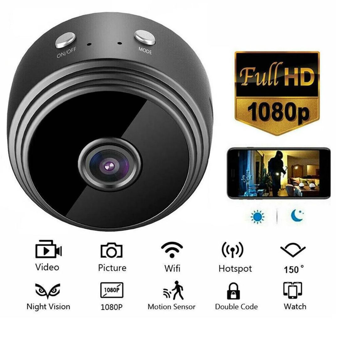 Cámara De Seguridad Mini Espía 1080p x 2 Unidades