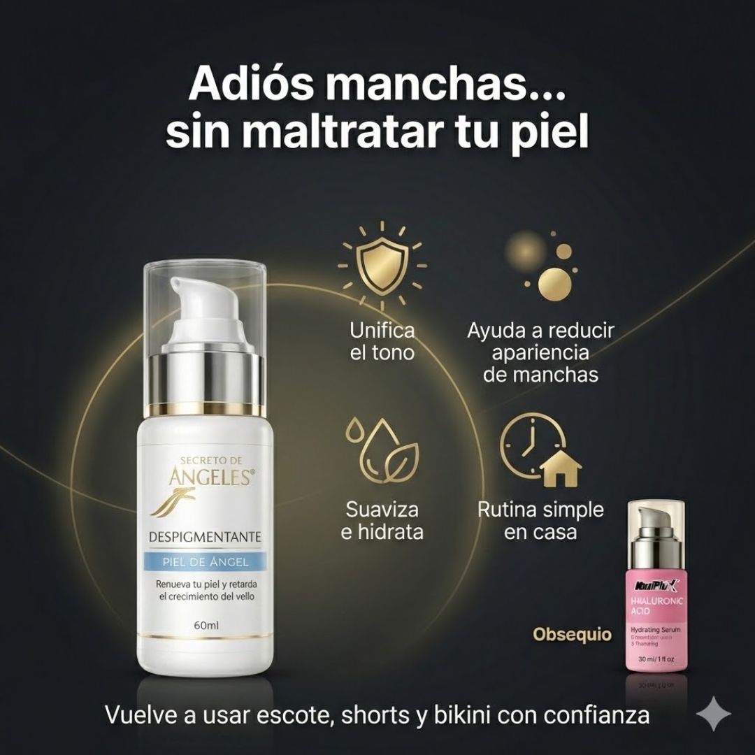 Despigmentante Piel de Ángel + Serum Acido Hialuronico