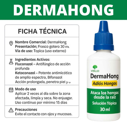 DERMAHONG 2x1 💅 Adiós a los Hongos de Uñas en Pocas Semanas