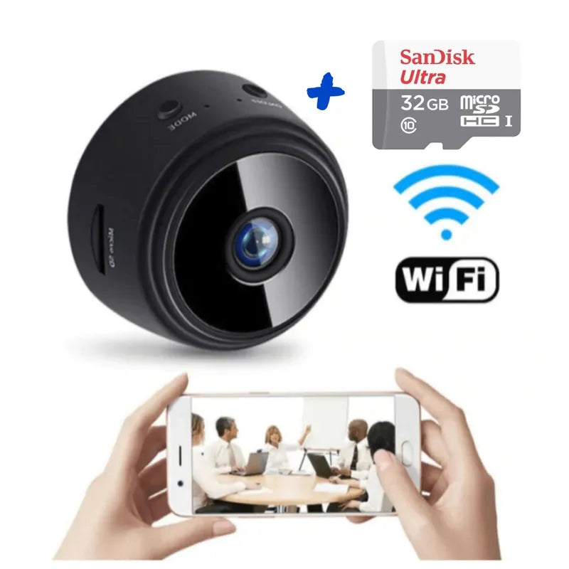 Camara Mini Espía Ip Wifi Monitoreo En Tiempo Real Con Micrófono
